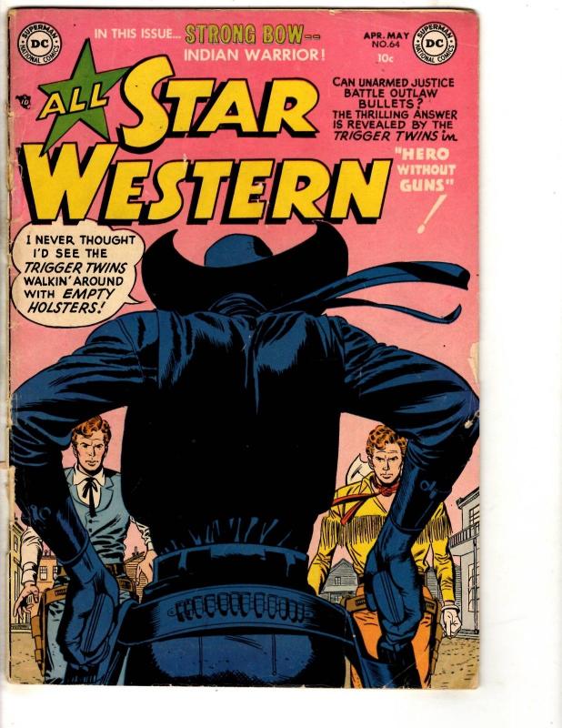 All Star Western # 64 VG DC Golden Age Comic Book Strong Bow Indian Warrior JL17