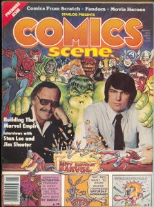 Comics Scene #1 1/1981-Starlogs-1st issue-Stan Lee-Jim Shooter-Phantom-VF