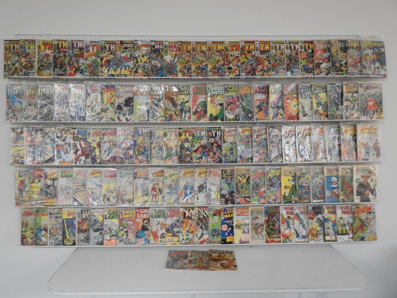 Huge Lot 120+ Silver/Bronze Comics W/ Green Lantern, Aquaman, +More! See desc