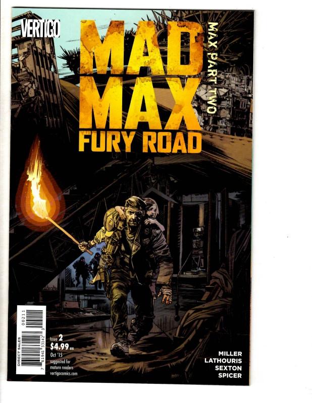 Lot Of 4 Mad Max Fury Road DC Vertigo Comic Books # 1 1 2 1 NM 1st Prints JC9