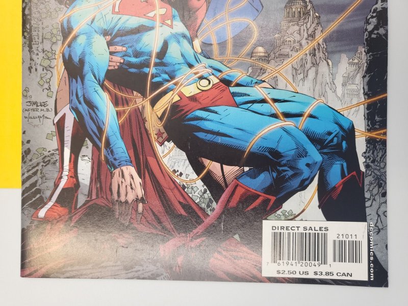 Superman #210 Signed by Jim Lee Dynamic Forces w/COA #303/999 See Photos