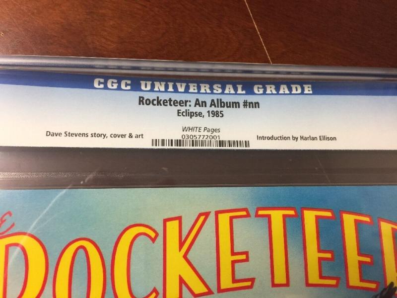 Rocketeer : An Album Graphic Novel Tpb Collects 1-5 Cgc 9.8 Only 1 In Existence