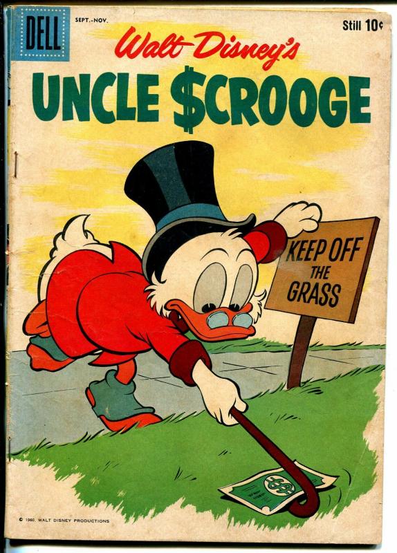 Uncle Scrooge #31 1960-Dell-Carl Barks-classic cover-Walt Disney-VG