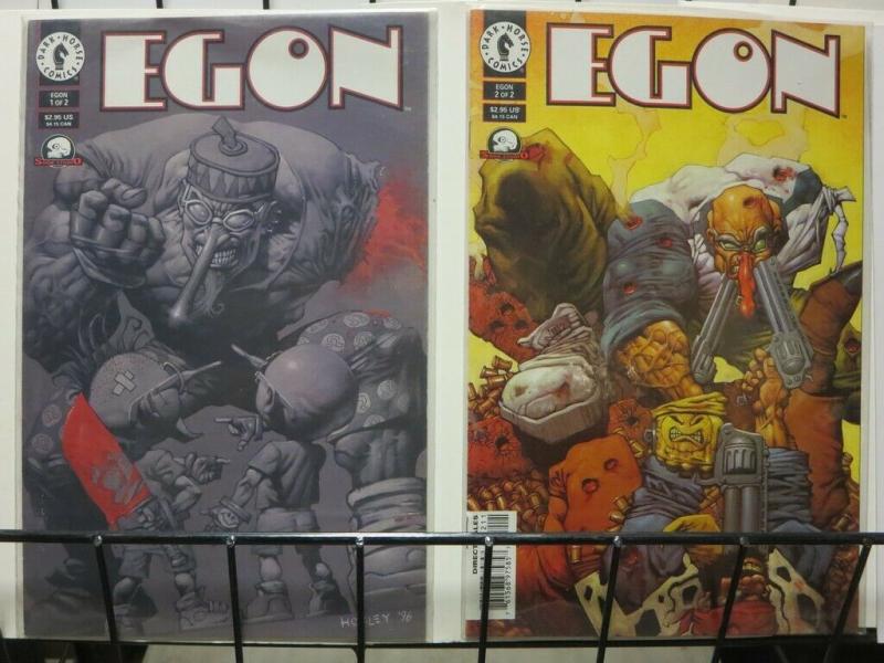 EGON (1998 DH) 1-2 Two issue Hurley mini, harsh