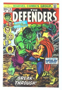 Defenders (1972 series)  #10, NM- (Actual scan)