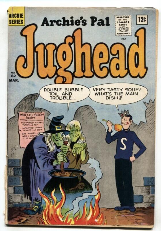 Archie's Pal Jughead #82 Witch / Horror cover 1962 Comic Book