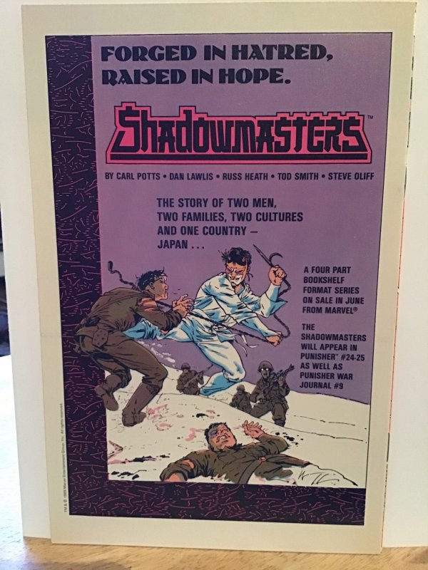 The Punisher War Journal #9 (1989)nm