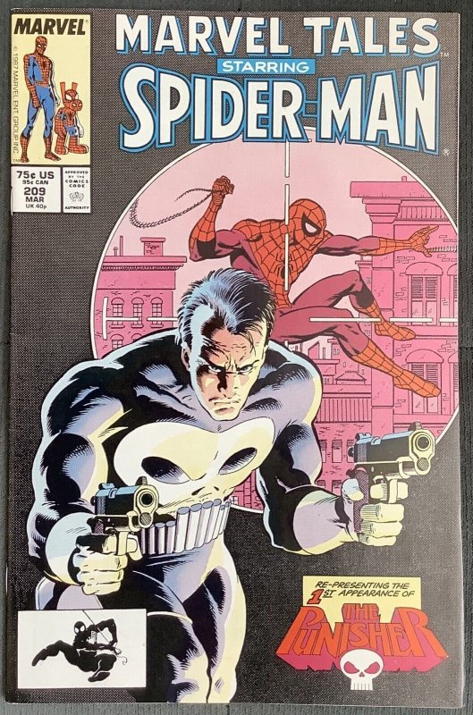 Marvel Tales #209 (1988, Marvel) Re-print of the Punisher's 1st Appearan...