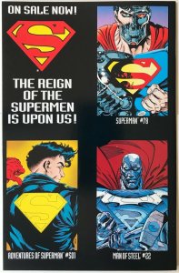 ACTION COMICS Issue 687 — SUPERMAN  — 1993 DC Universe VF+ Cond Die Cut Cover