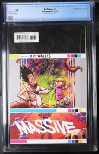 Hellicious #1 CGC 9.8 Castlevania NES Video Game Homage Massive 2023 Tv Series