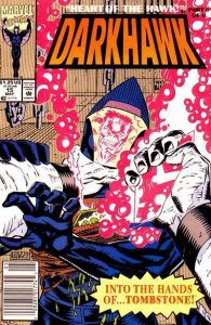 Darkhawk #15 (Newsstand) FN ; Marvel | Tombstone