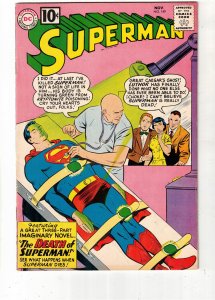 Superman #149 (1961) DEATH OF SUPERMAN by Lex Luthor High-Grade VF?NM Boca CERT!