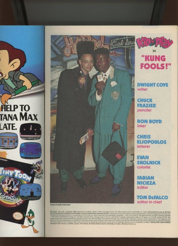 (1992) Kid 'N Play #1: FIRST ISSUE! KUNG FOOLS! (9.0/9.2)