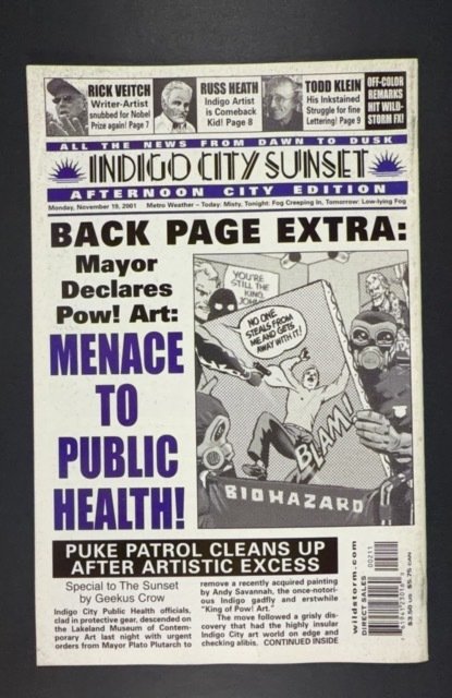 Greyshirt: Indigo Sunset #2 (2002)