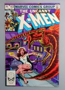 Uncanny X-Men #163 VF Origin of Binary DIRECT EDITION Marvel 1982 FE1