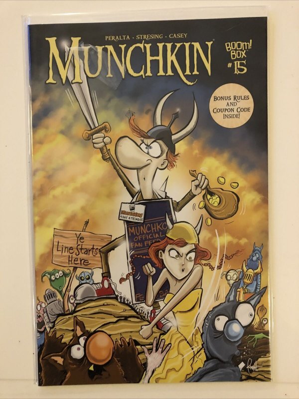 Lot Of 4 MUNCHKIN COMICS #9 15 16 19 (BOOM BOX) Save combine shipping 