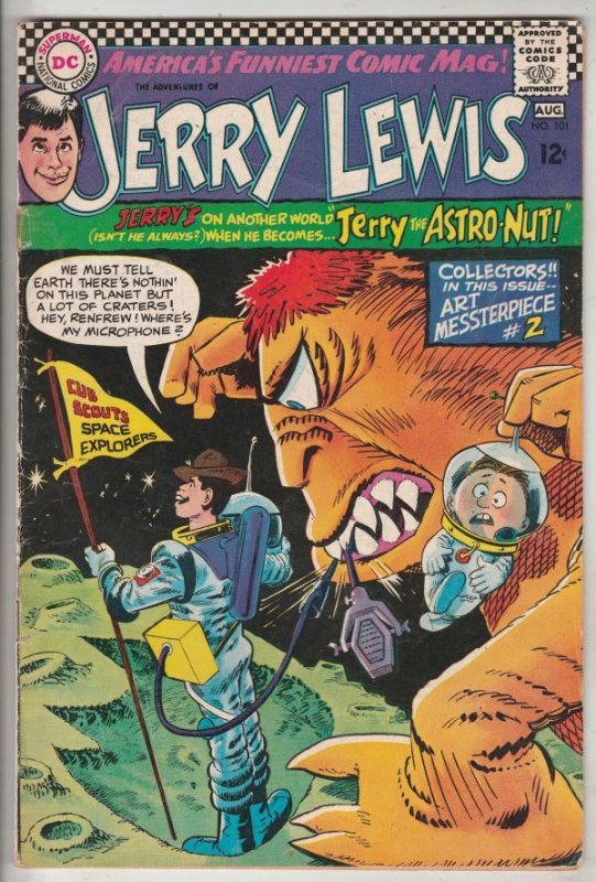 Jerry Lewis, the Adventures of #101 (Aug-67) VF/NM Affordable-Grade Jerry Lewis