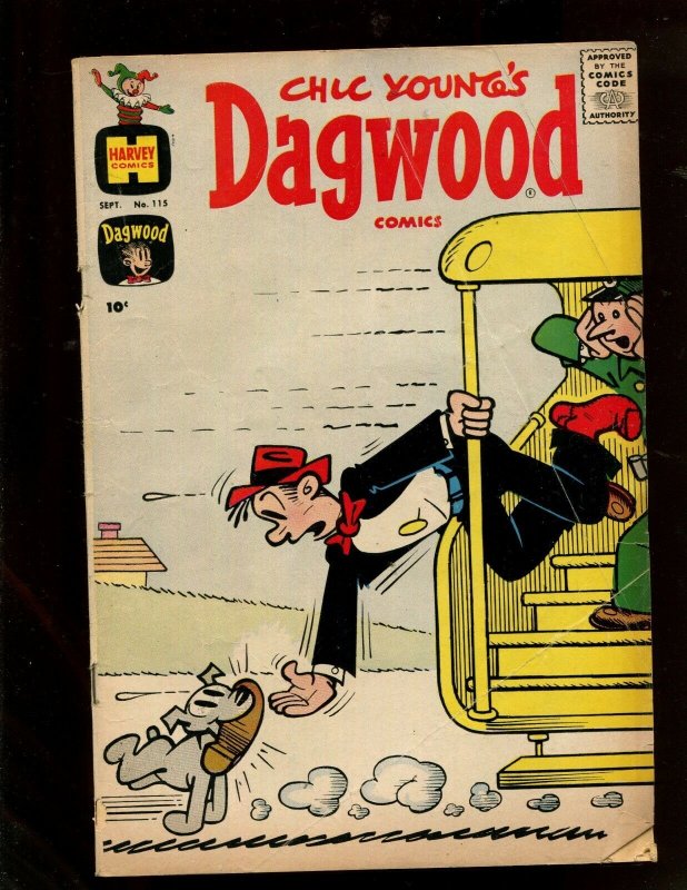 CHIC YOUNG'S DAGWOOD COMICS #115 (4.0) BONE HEAD