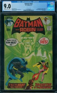 Batman 232 CGC 9.0  1st Ra's Al Ghul  ow/w pages!