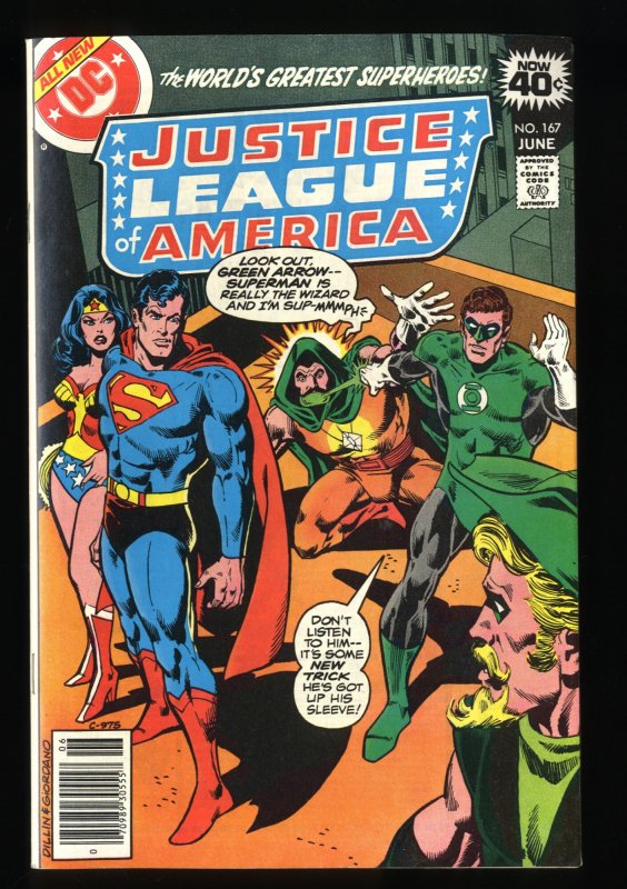 Justice League Of America #167 NM+ 9.6 Secret Society of Super-Villians!