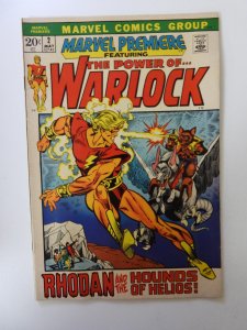 Marvel Premiere #2 (1972) FN condition