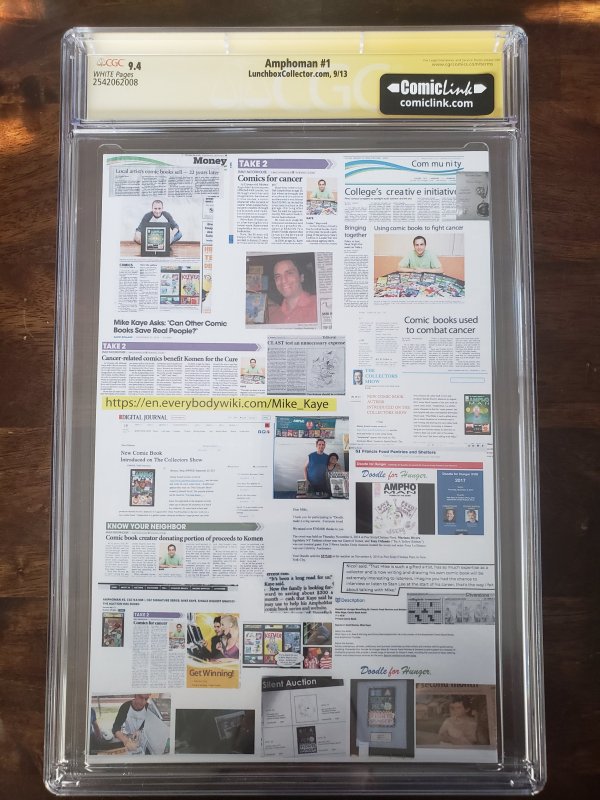 Amphoman 1 CGC 9.4 signature series