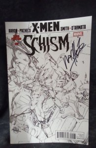 X-Men: Schism #1 Third Print Cover *Signed* (2011)