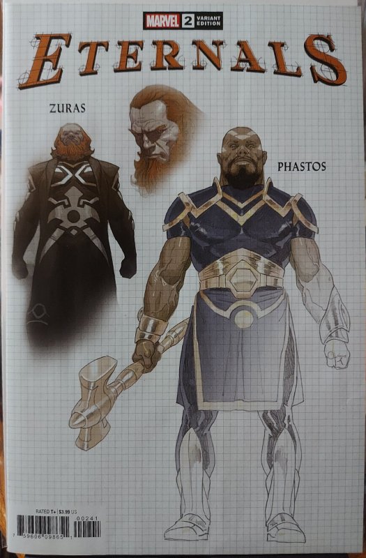 Eternals #2 NM ESAD RIBIC - DESIGN  1:10 ratio