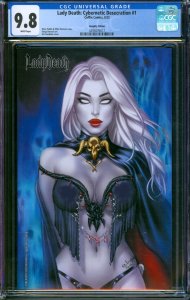 Lady Death Cybernetic Desecration #1 Ebas Edition Coffin Comics 2023 CGC 9.8