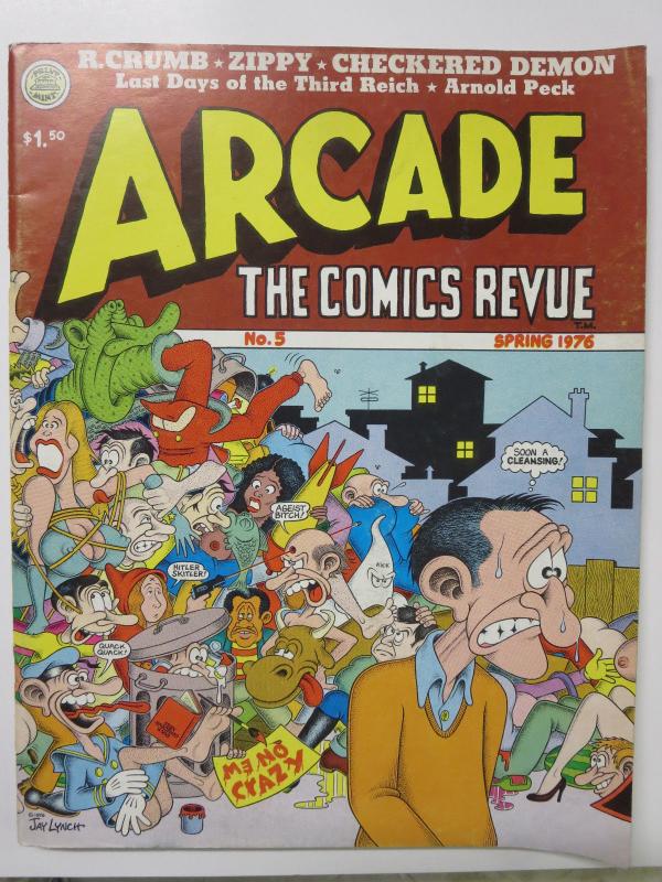 Arcade the Comics Revue #5 +6 1976 feat R. Crumb Zippy Checkered Demon Jay Lynch