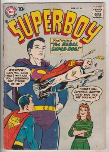 Superboy #64 (Jun-58) VG Affordable-Grade Superboy