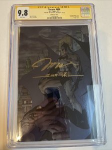 Batman (2019) # 608 (CGC SS 9.8) Double Signed By Jim Lee & Scott Williams