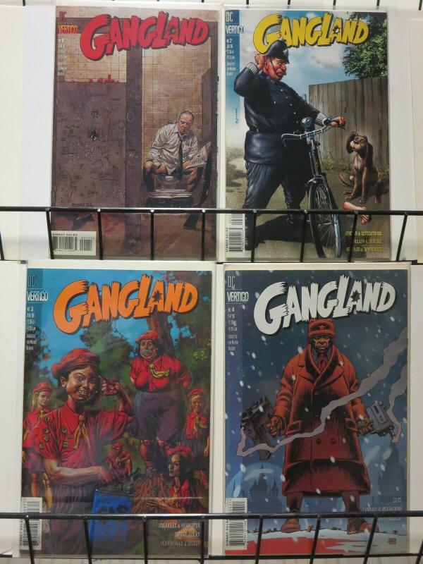 GANGLAND (1998 VERTIGO) 1-4   complete series!