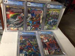 Planet Of The Symbiotes 1-5 Spider-man Venom Web Of Spectacular Special Cgc 9.8