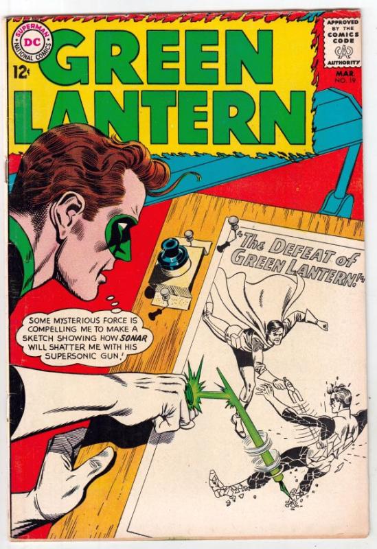 Green Lantern #19 (Mar-63) FN/VF+ High-Grade Green Lantern, Pie Face