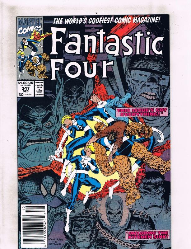 Lot of 8 Fantastic Four Marvel Comic Books #337 347 348 349 350 351 356 358 MS19