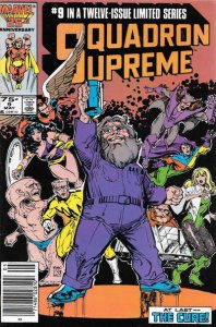 Squadron Supreme #9 (Newsstand) FN ; Marvel | Mark Gruenwald