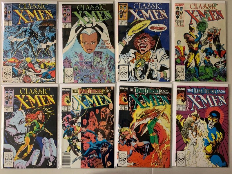 Classic X-Men comics lot #2-108 37 diff avg 6.0 (1986-95)