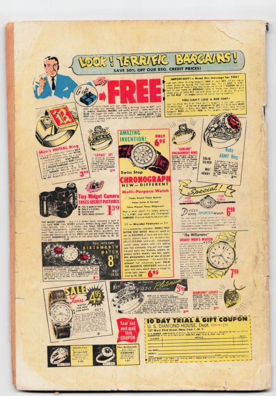 Space Adventures #3 (1952) Commodore Rex Clive of the Space Rangers