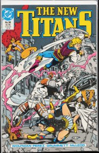 The New Titans #58 (1989) Teen Titans