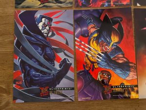 Lot Of 10 Fleer Ultra X-Men Car Prints Marvel Comics Gambit Wolverine Cable RH25