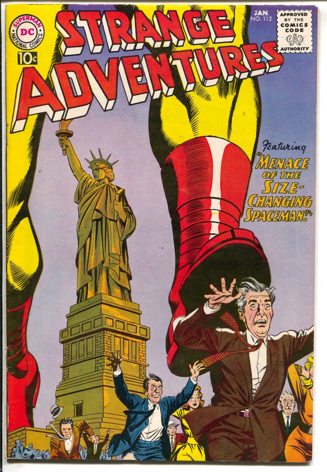 Strange Adventures #112 1960-DC-Statue of Liberty-space museum-VG+ ...