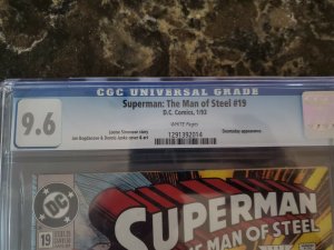 Superman: The Man of Steel #19 (Jan 1993, DC) CGC 9.6