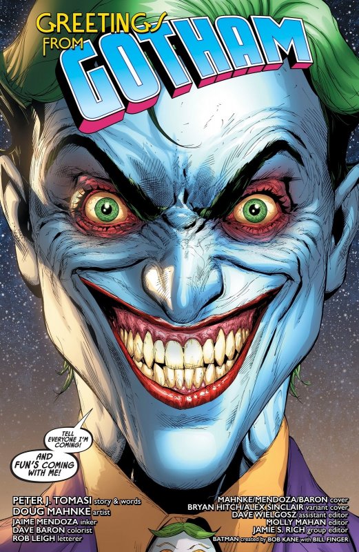 DETECTIVE COMICS #1008 (2019) DOUG MAHNKE | TRADE DRESS