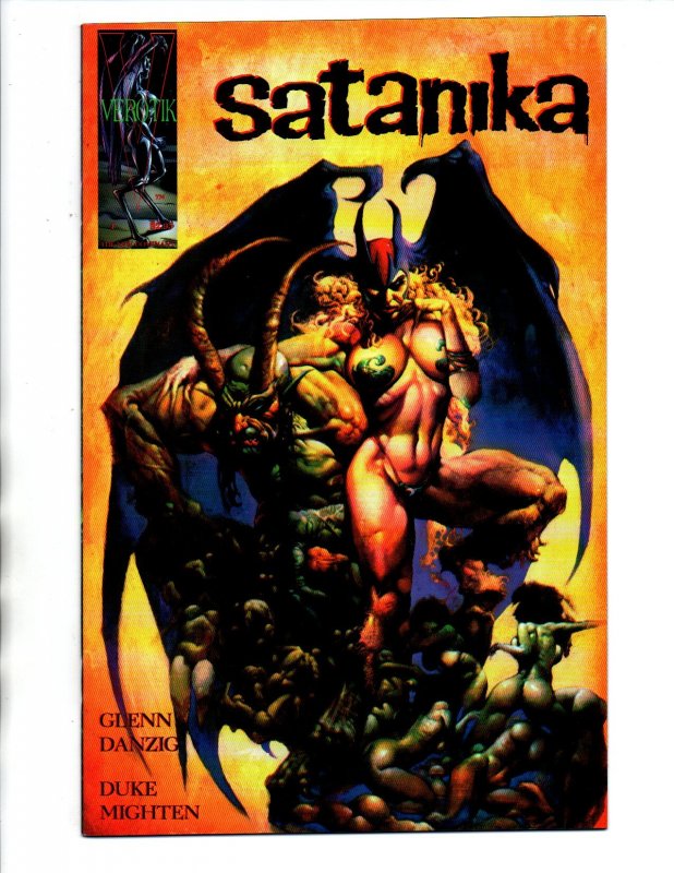 Satanika vol.1 #1 2 & 3 Complete Set - Verotik - Horror - NM