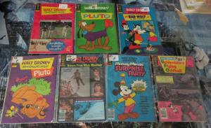 Walt Disney Showcase Collection!7 books,VG-F! Pluto,3 Little Pigs,Witch Mountain