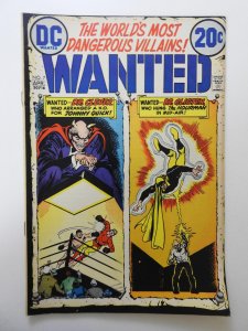 Wanted, The World's Most Dangerous Villains #7 (1973) FN Condition!