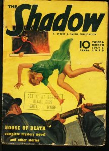 PULP:  SHADOW 1939 JUL 1-STREET AND SMITH PULP-RARE G