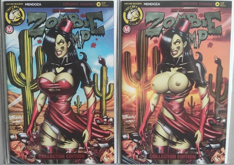 Zombie Tramp #4 SET of 2 Bill McKay Variant Covers !!! NM