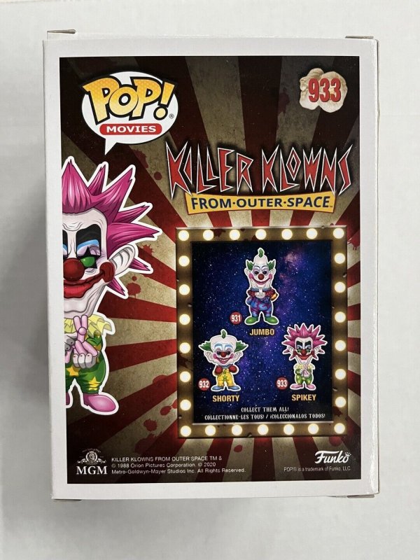 Funko Pop! Killer Clowns Spikey #933 (damaged box)